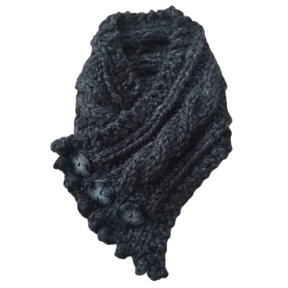 New Hand Knit Ladies Scarf Collar - Picture 1 of 1